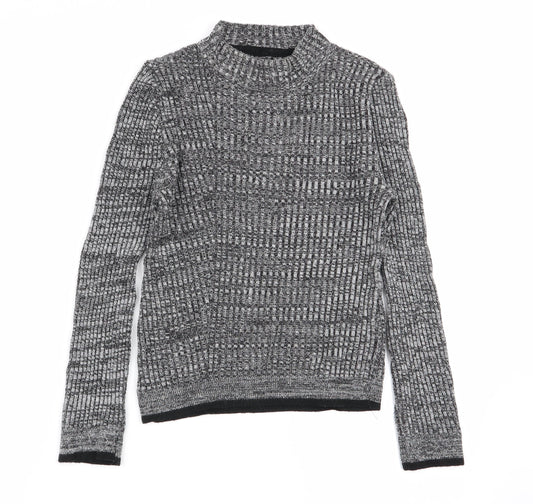 Womens UK Size S Topshop Grey Pullover Jumper