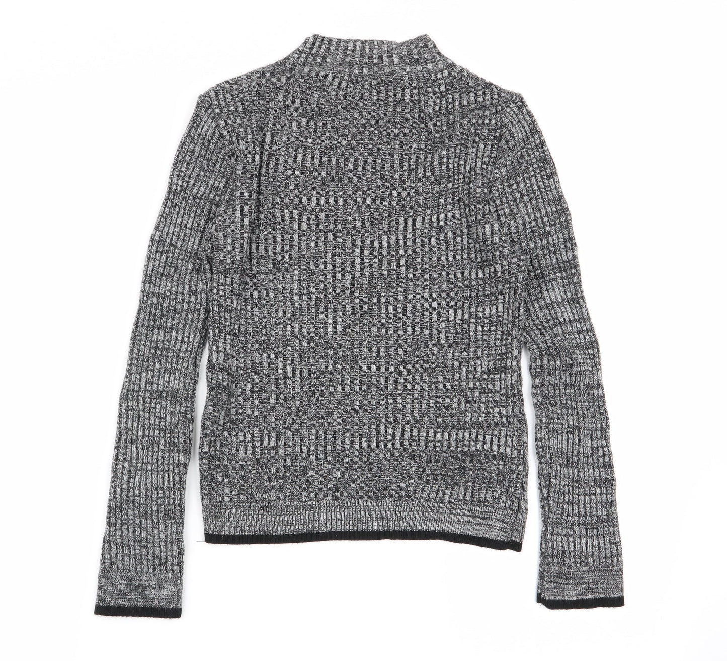 Womens UK Size S Topshop Grey Pullover Jumper