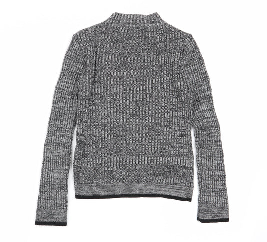 Womens UK Size S Topshop Grey Pullover Jumper