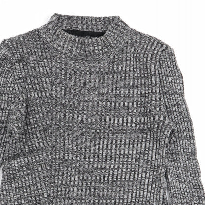 Womens UK Size S Topshop Grey Pullover Jumper