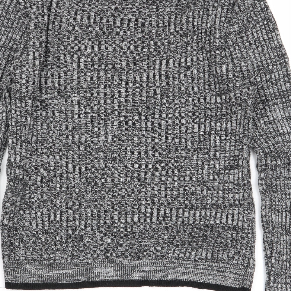 Womens UK Size S Topshop Grey Pullover Jumper
