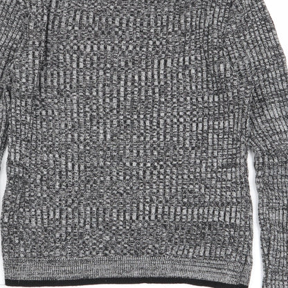 Womens UK Size S Topshop Grey Pullover Jumper