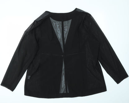 GOZZIP  Womens Black   Jacket  Size L
