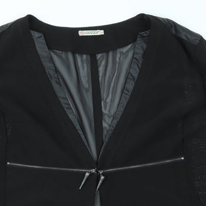 GOZZIP  Womens Black   Jacket  Size L