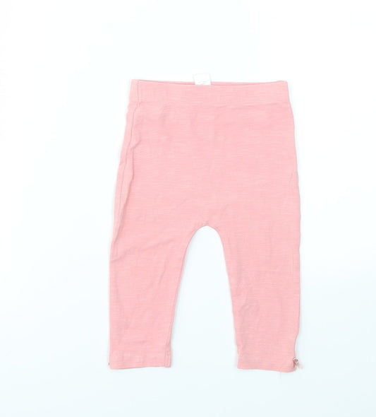 George Girls Pink   Capri Leggings Size 6-9 Months