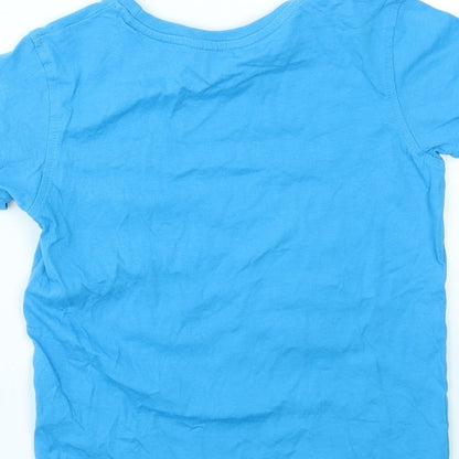 George Boys Blue   Basic T-Shirt Size 6-7 Years