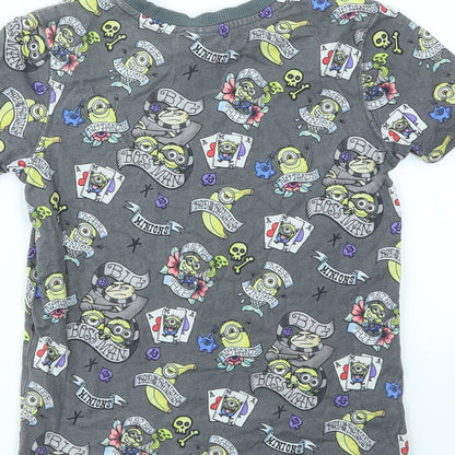 George Boys Multicoloured Geometric  Basic T-Shirt Size 6-7 Years