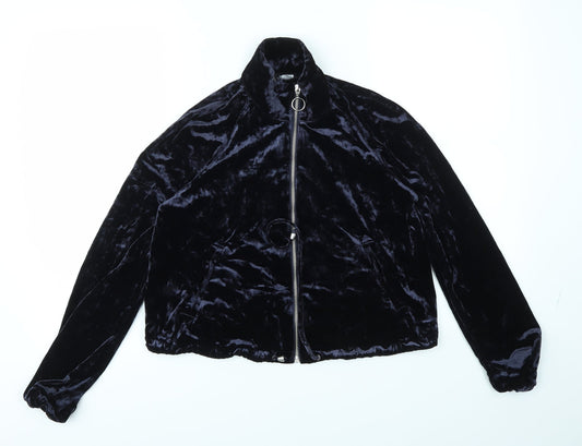 Womens UK Size 2 H&M Blue Jacket