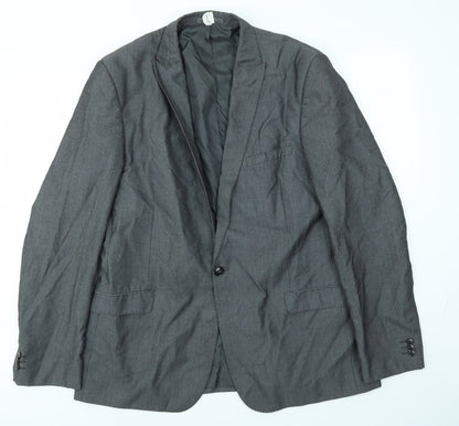 Mens UK Size 44 M&S Regular Grey Suit Jacket