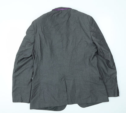 Mens UK Size 44 M&S Regular Grey Suit Jacket