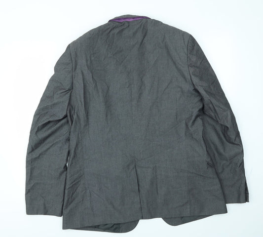 Mens UK Size 44 M&S Regular Grey Suit Jacket