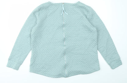FIRST EVENUE  Womens Blue   Full Zip Jumper Size L