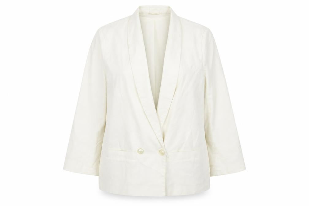 Womens UK Size 12 Preworn Regular Ivory Blazer
