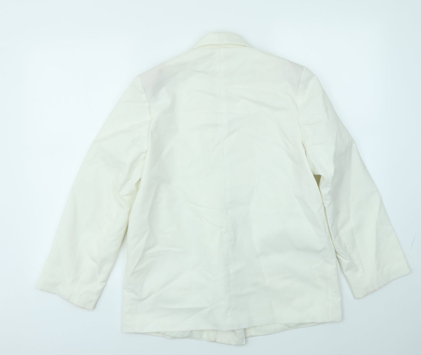 Womens UK Size 12 Preworn Regular Ivory Blazer
