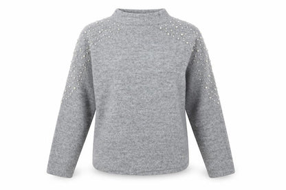 Womens UK Size M New Look Grey Pullover Jumper
