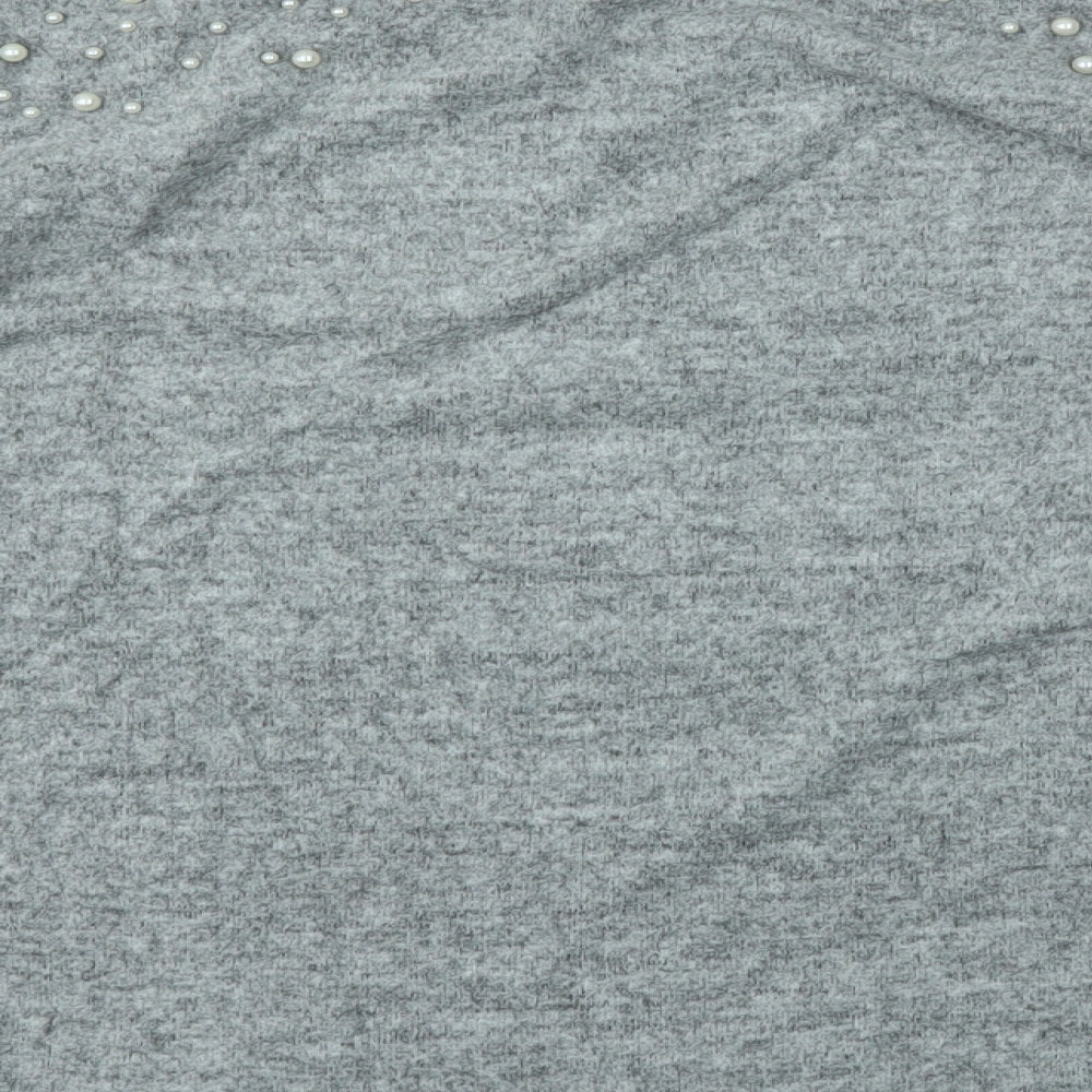 Womens UK Size M New Look Grey Pullover Jumper