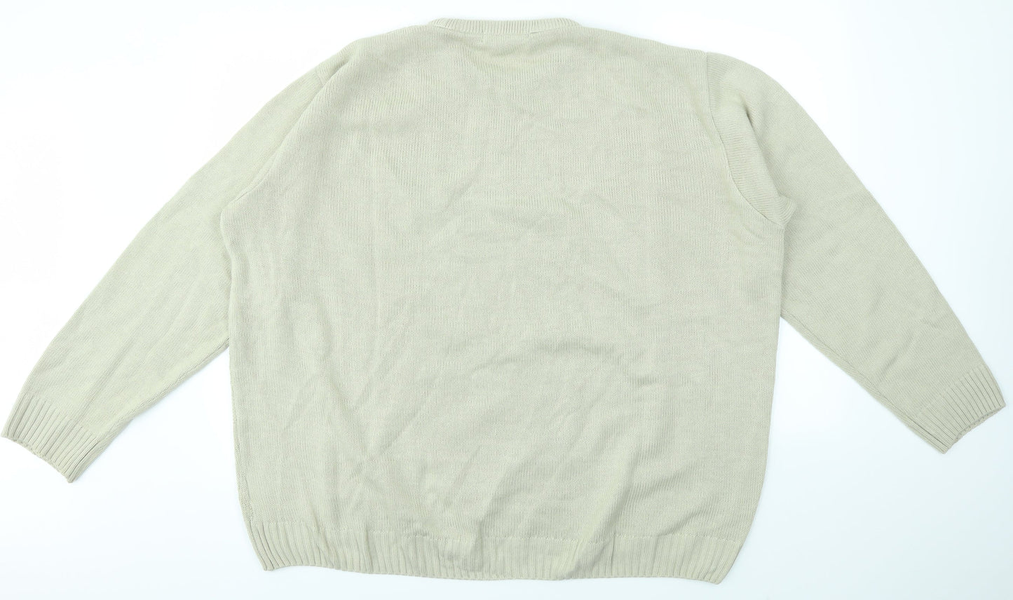 Mens UK Size XL EWM Beige Pullover Sweatshirt