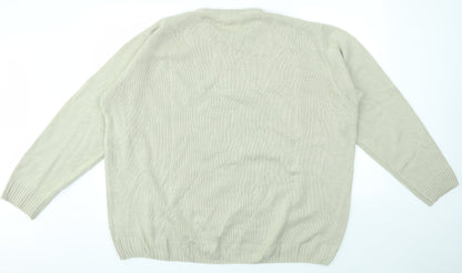 Mens UK Size XL EWM Beige Pullover Sweatshirt