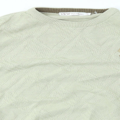 Mens UK Size XL EWM Beige Pullover Sweatshirt