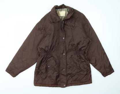 BHS Womens Brown Houndstooth  Jacket Coat Size 14