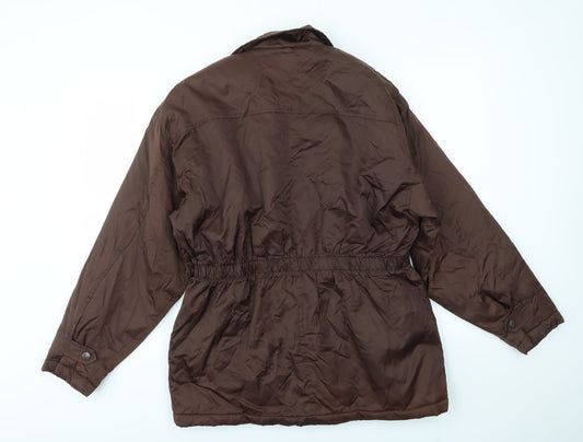 BHS Womens Brown Houndstooth  Jacket Coat Size 14