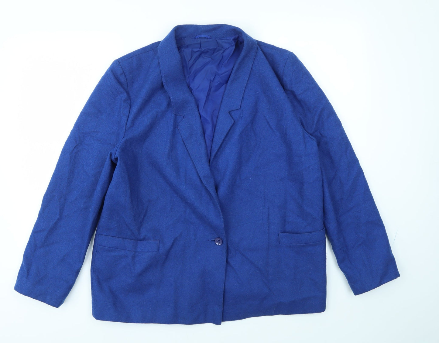 Littlewoods Womens Blue   Jacket Blazer Size 16