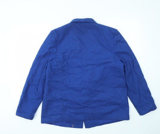 Littlewoods Womens Blue   Jacket Blazer Size 16