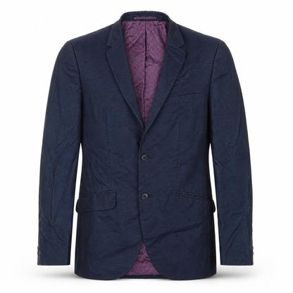 Front view of Taylor & Wright men’s blue jacket blazer, size 38