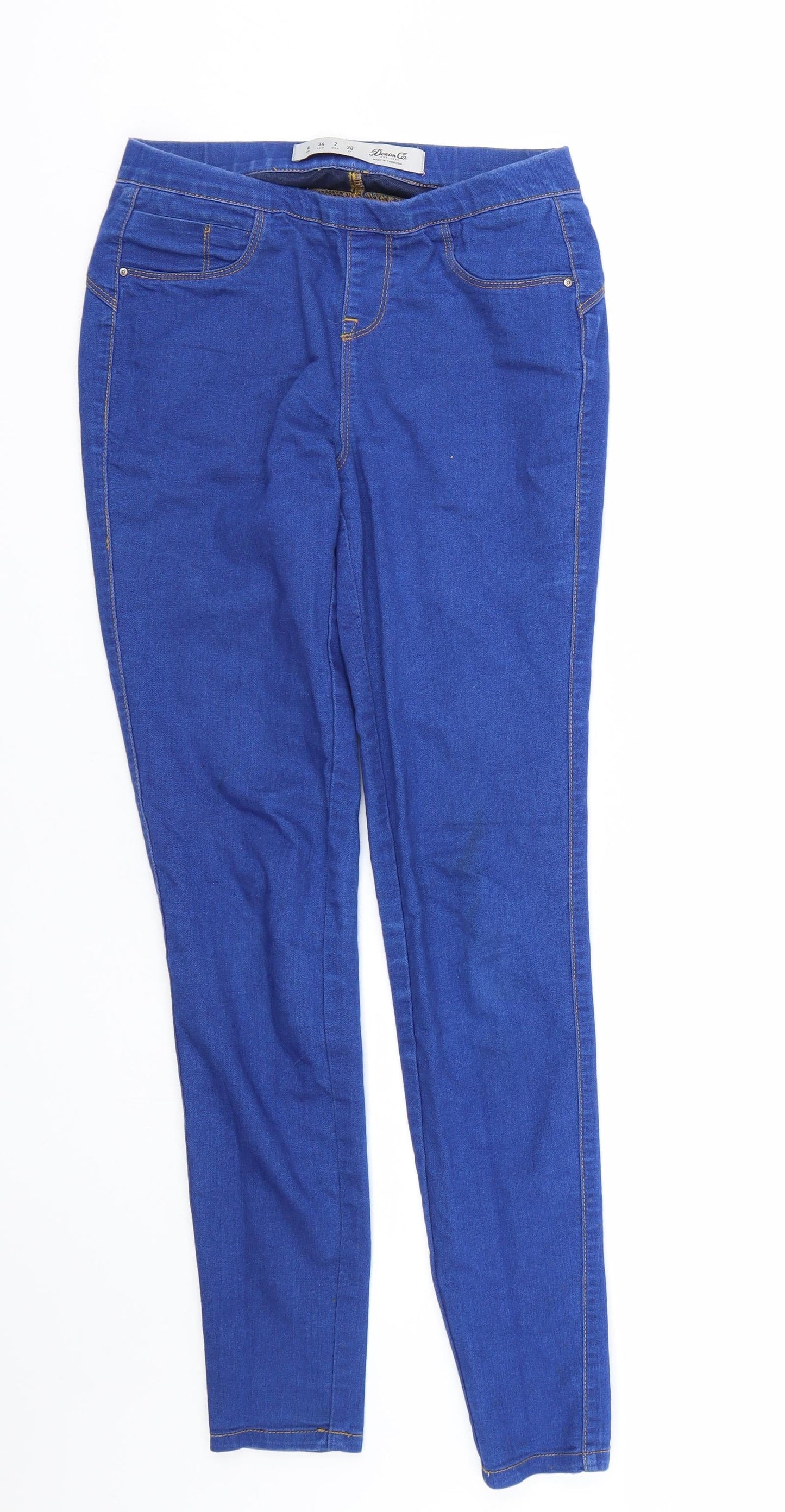 Primark Womens Blue  Denim Jegging Jeans Size 6 L27.5 in