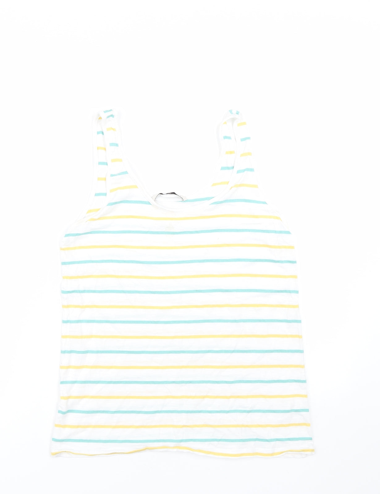 Womens UK Size 8 TU White Basic Tank