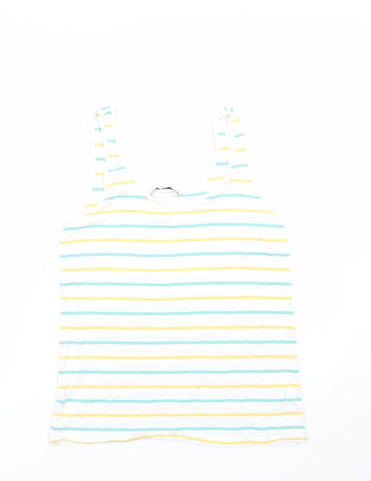 Womens UK Size 8 TU White Basic Tank