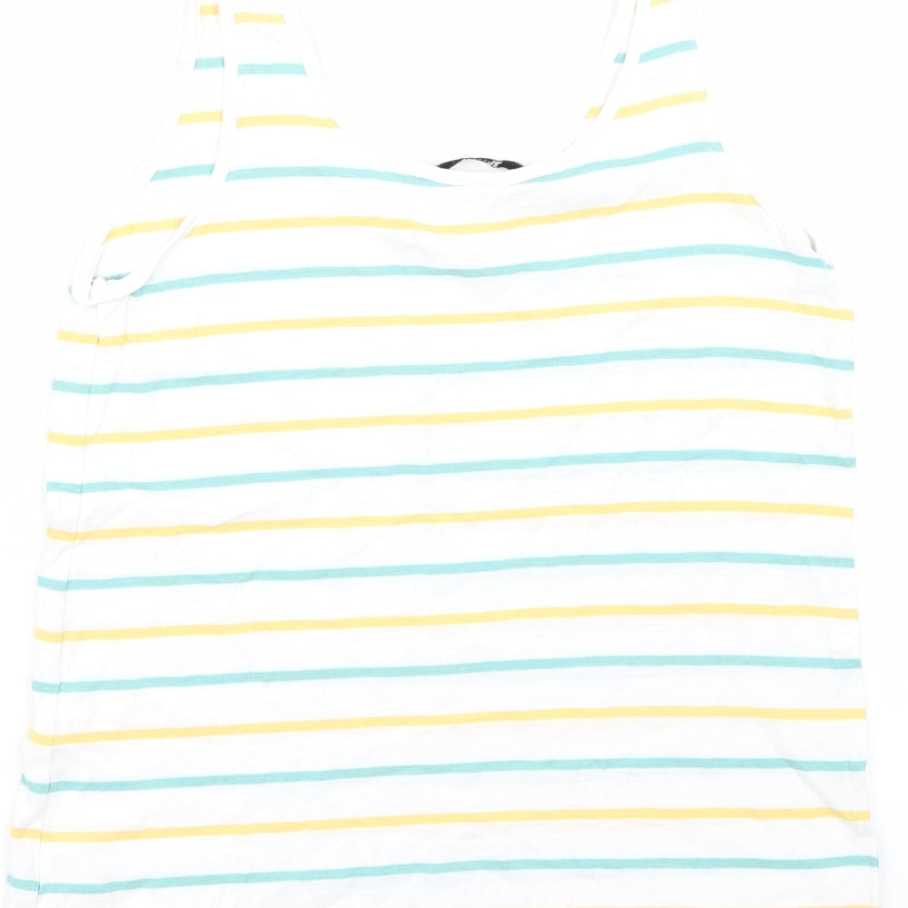 Womens UK Size 8 TU White Basic Tank