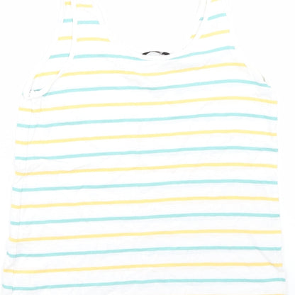 Womens UK Size 8 TU White Basic Tank