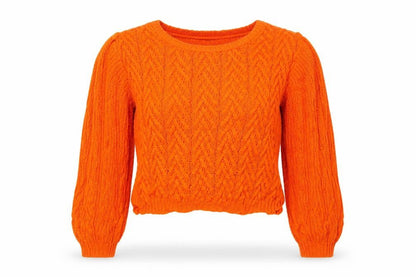 Womens UK Size 10 Select Orange Pullover Jumper