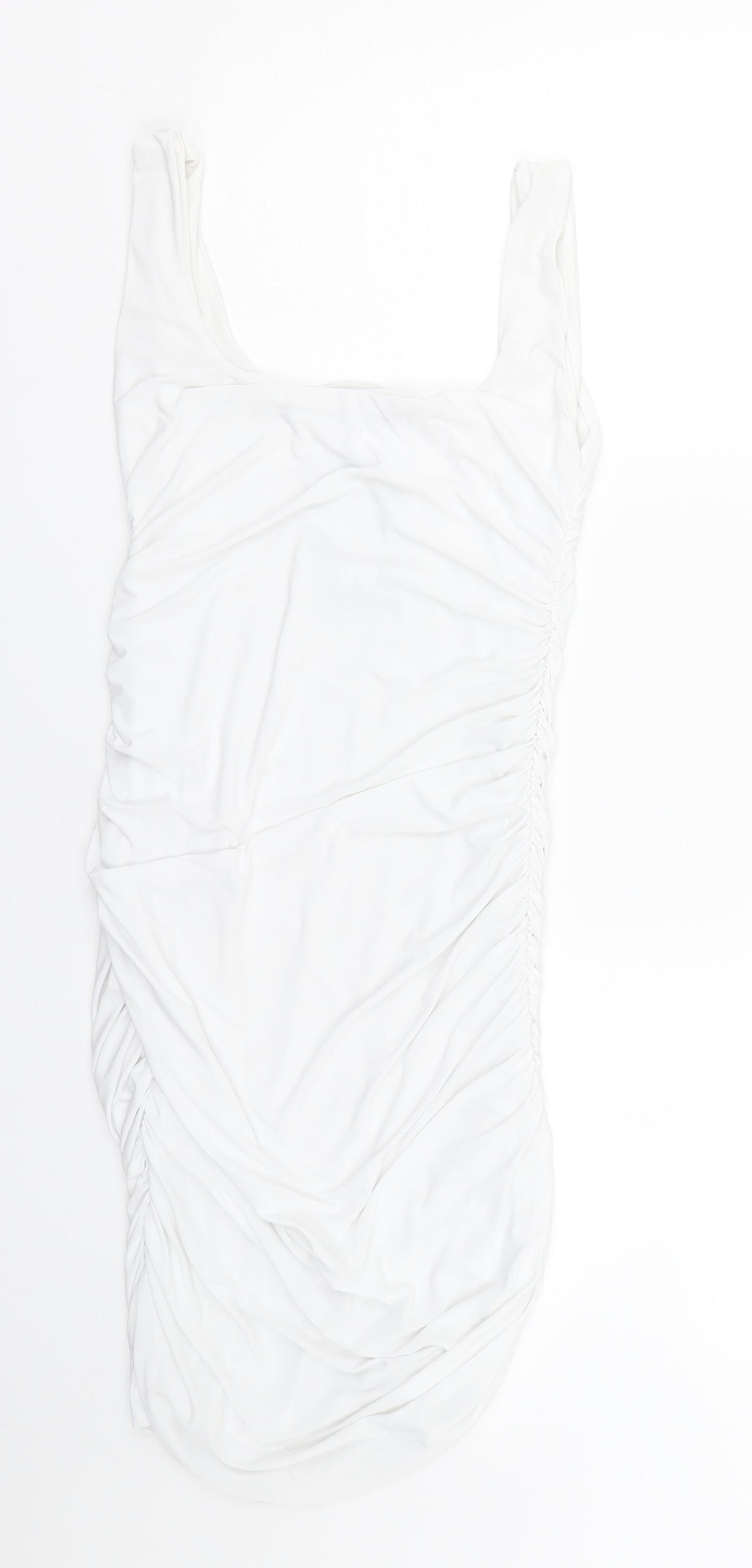 PRETTYLITTLETHING Womens White   Tank Dress  Size 8