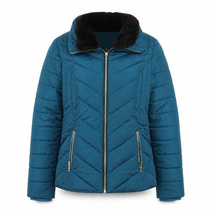 Womens UK Size S Oasis Blue Overcoat