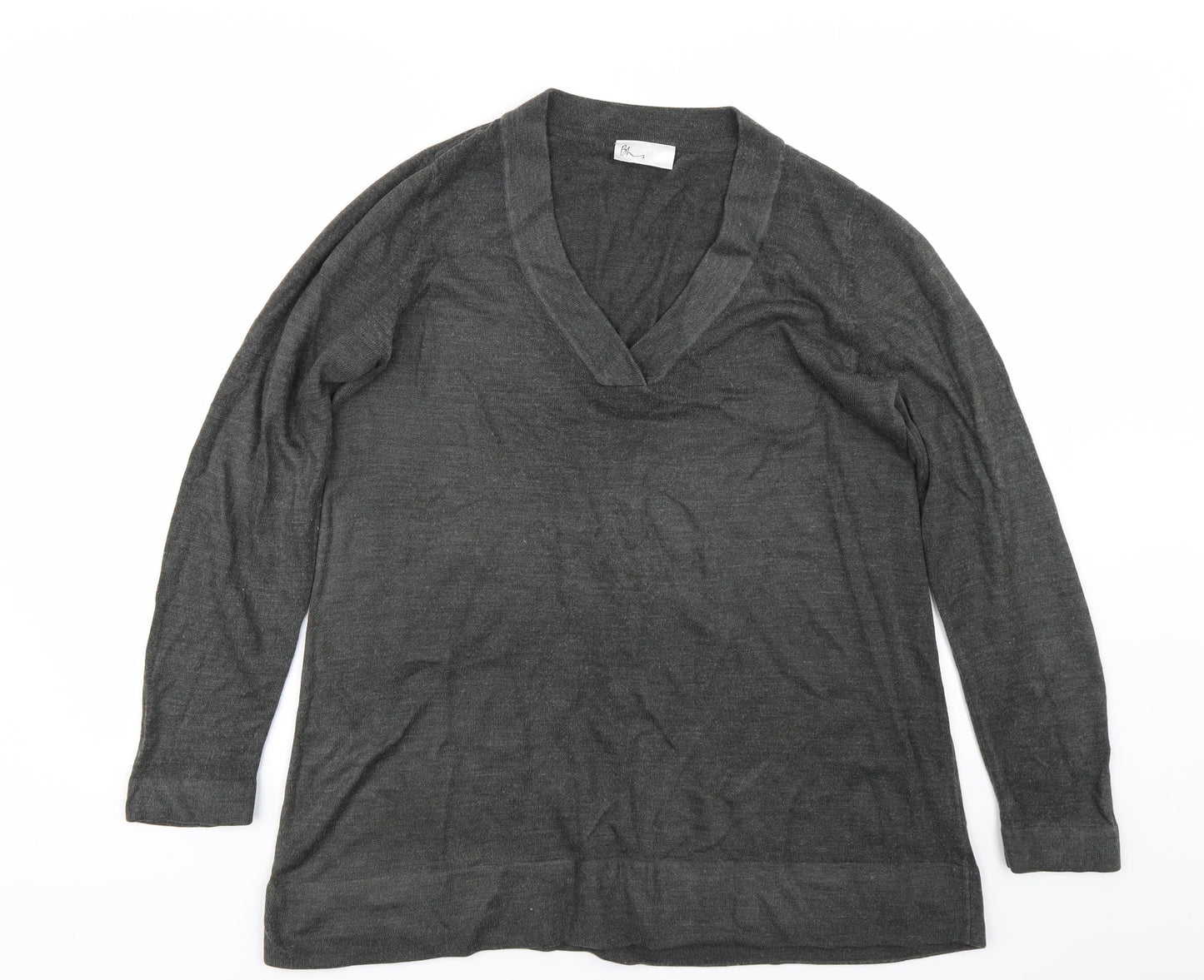 Womens UK Size 14 BHS Grey Pullover Jumper