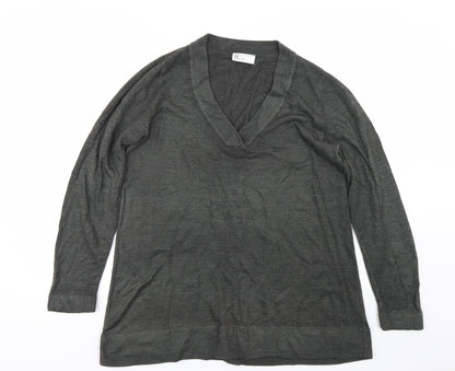 Womens UK Size 14 BHS Grey Pullover Jumper