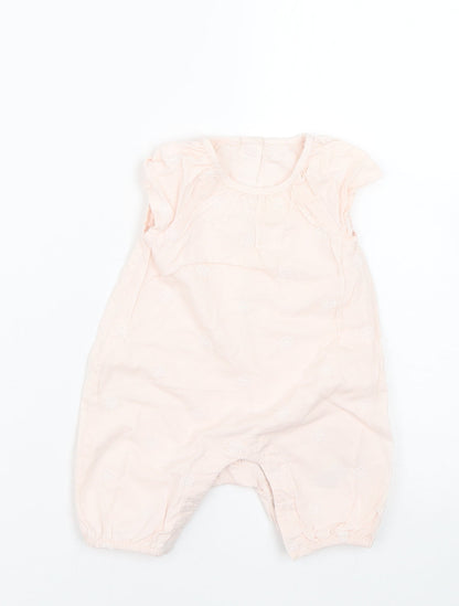 M&S Baby Pink   Coverall One-Piece Size 0-3 Months