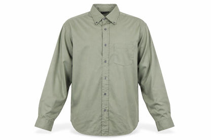Mens UK Size L Ted Taylor Green  Button-Up Long Sleeve Casual Shirt
