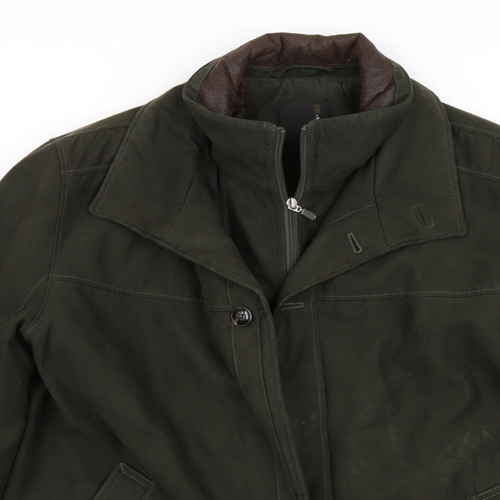 Mens UK Size S Jupiter Green Overcoat