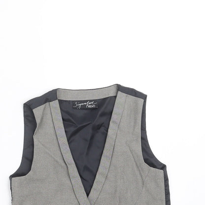 NEXT Boys Grey   Gilet Waistcoat Size 2-3 Years
