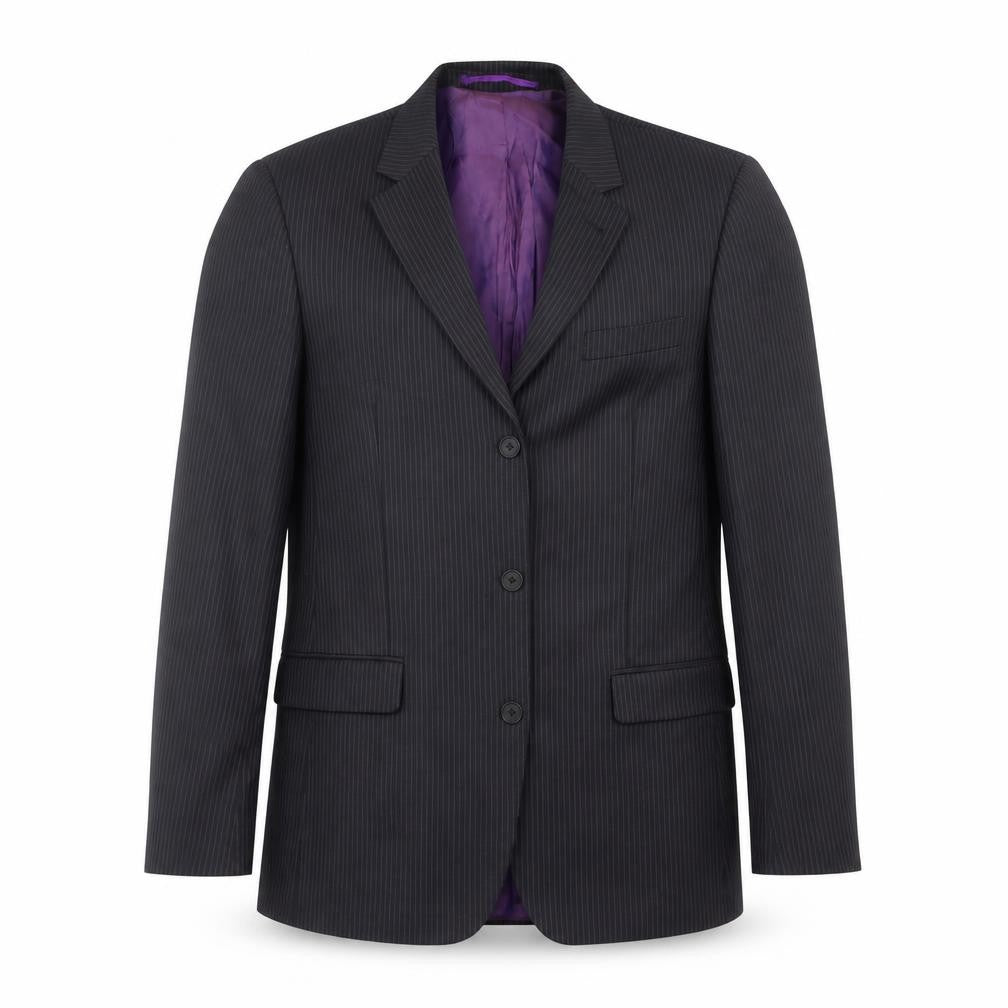 Mens UK Size 38 Alfred Brown Regular Blue Suit Jacket