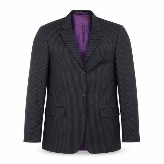 Mens UK Size 38 Alfred Brown Regular Blue Suit Jacket