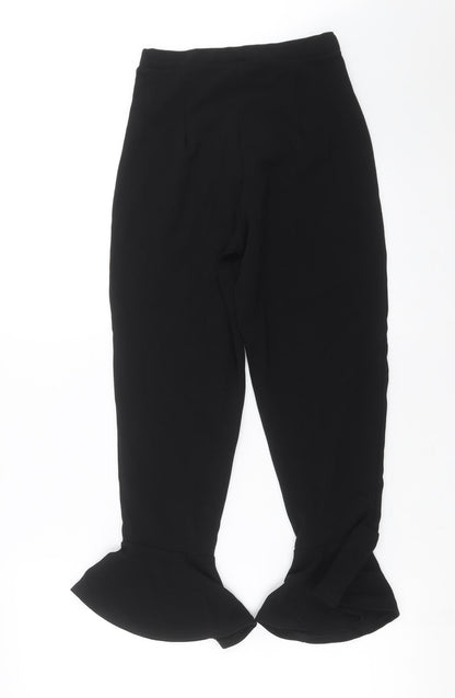 Womens UK Size 8 PRETTYLITTLETHING Regular Fit  Black Trousers