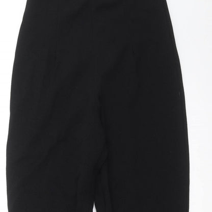 Womens UK Size 8 PRETTYLITTLETHING Regular Fit  Black Trousers