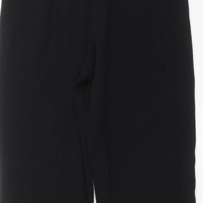 Womens UK Size 8 PRETTYLITTLETHING Regular Fit  Black Trousers