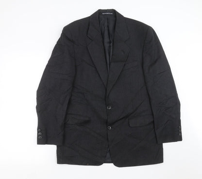Mens UK Size 38 GREENWOODS Regular Grey Suit Jacket