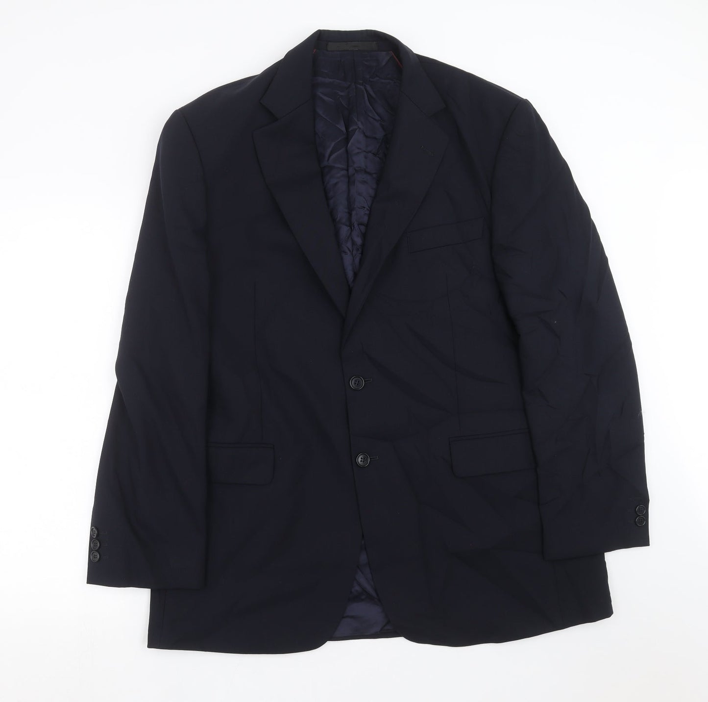 Mens UK Size 42 Marks and Spencer Regular Blue Suit Jacket
