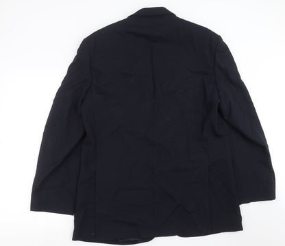 Mens UK Size 42 Marks and Spencer Regular Blue Suit Jacket
